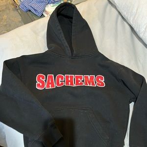 Black hoodie sweatshirt